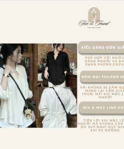 Áo sơ mi chất đũi phong cách Hàn